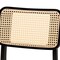 Baxton Studio Dannon Mid-Century Modern Cream Fabric and Black Finished Wood 2-Piece Dining Chair Set 234-2PC-13296-ZORO - alternate 5